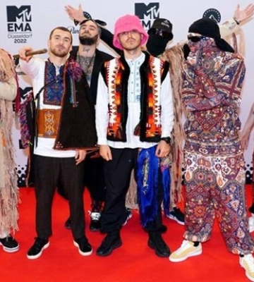 Kalush Orchestra виступили на престижній премії MTV EMA 2022