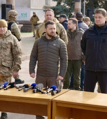 Зеленський приїхав у Херсон, - ЗМІ