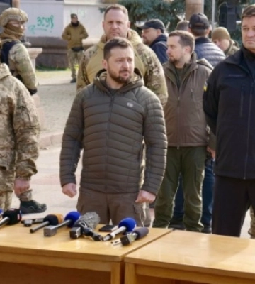 Зеленский приехал в Херсон