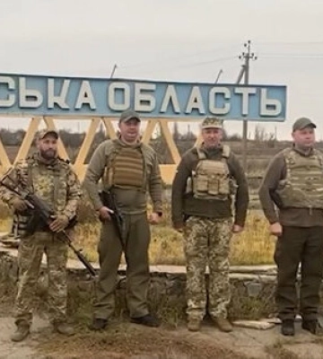 Херсонский пограничный отряд вернулся на место постоянной дислокации. ВИДЕО