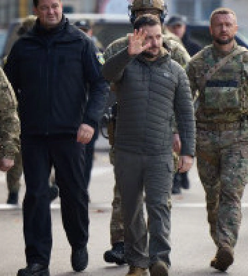 Президент Володимир Зеленський відвідав деокупований Херсон 