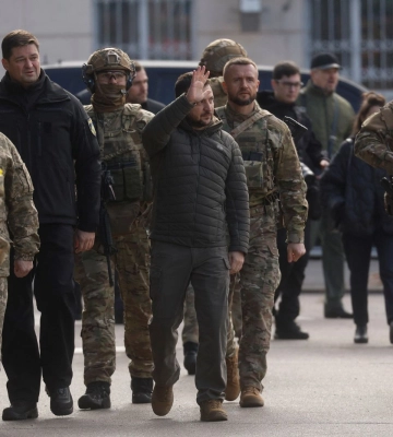 Візит Зеленського до Херсона: з’явилися фото та відео