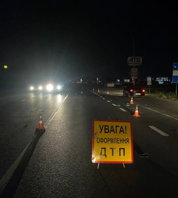 Поблизу Мукачева на неосвітленій вулиці збили 61-річного пішохода