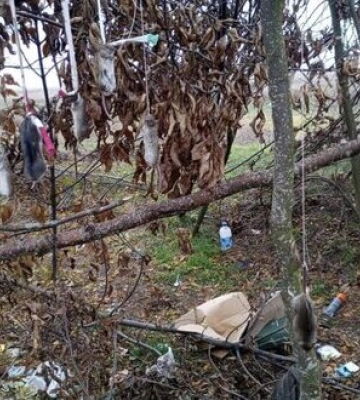 Рашисты во время оккупации Херсонщины убили и повесили краснокнижных хомяков. ФОТО