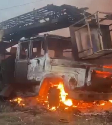 Під Харковом на міні підірвалась автовежа з енергетиками