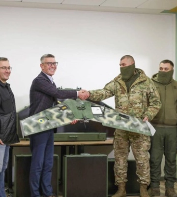 Укртелеком передав Нацгвардії безпілотний комплекс Валькірія