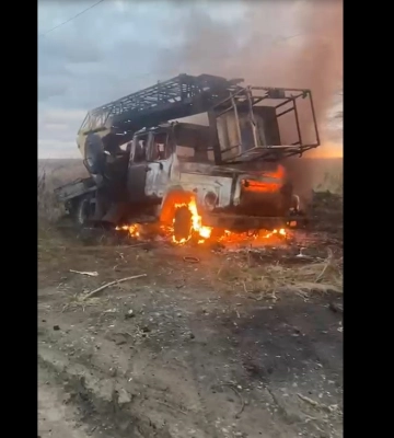 Под Харьковом на мине подорвалась автовышка с энергетиками