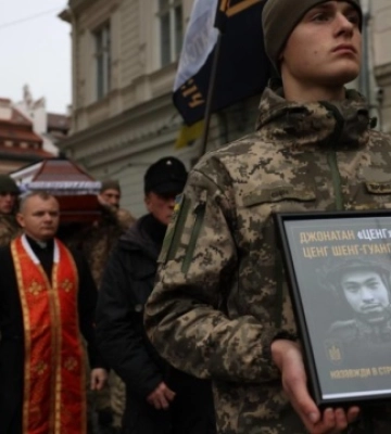 У Львові попрощалися з уродженцем Тайваню, який загинув у бою за Україну