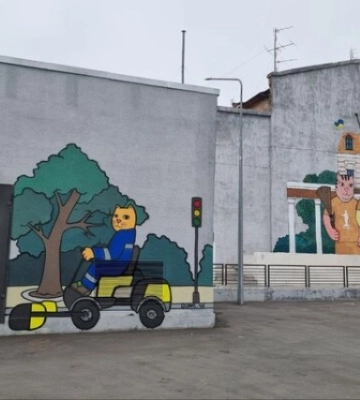 В Одесі з’явився незвичайний мурал