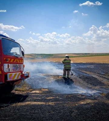 На Одещині сталася масштабна пожежа