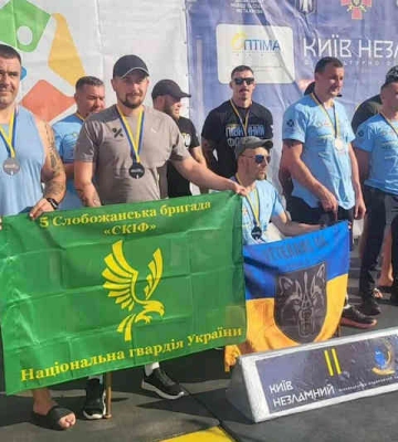 Слобожанські гвардійці на спортивних змаганнях «Київ Незламний» виграли майже дві третини медалей