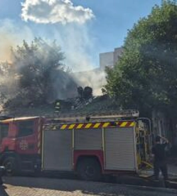 У Полтаві згорів одноповерховий будинок на вулиці Соборності