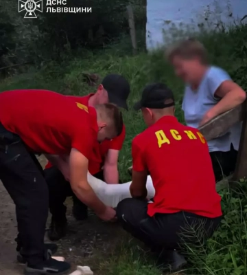 На Львівщині рятувальники допомогли жінці, яка вкрай невдало впала з коня, - ДСНС