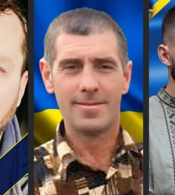 На Рівненщині попрощались із трьома загиблими воїнами