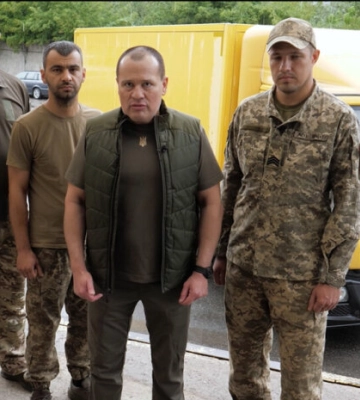 &quot;Українська команда&quot; передала вантажівку бійцям 28-ї бригади – Палатний