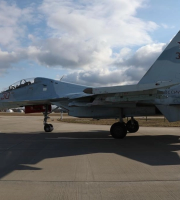 СБУ заявила об уничтожении российского Су-30СМ и повреждении еще четырех самолетов на аэродроме «Саки» в Крыму