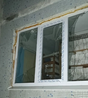 На Дніпропетровщині через обстріл пошкоджено будівлю суду, фото