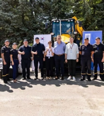 Рятувальники Харківщини отримали техніку і обладнання від ПРООН
