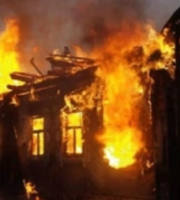 На Полтавщині сталося дві пожежі у житлових будинках