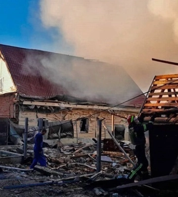 В Киевской области из-за атаки дронов повреждено более 20 домов