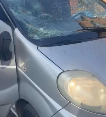 У Волинському ТЦК показали наслідки нападу на службове авто у селі Соловичі