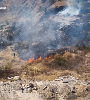На Одещині сталася масштабна пожежа