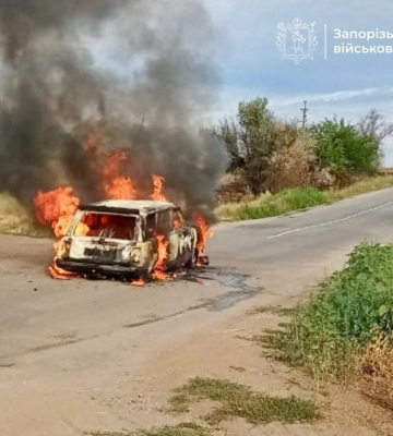 Росіяни дроном вдарили по автівці в Запорізькому районі, двоє загиблих