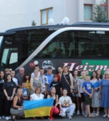 Діти  військових з Луцького району вирушили на канікули до Саксонії