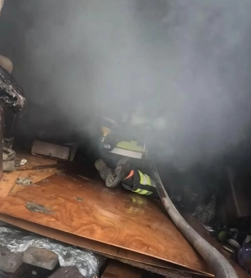 На півночі Рівненщини під час пожежі дитина дістала опіки (ВІДЕО)
