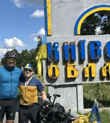 Фінський волонтер проїхав 2350 км, щоб зібрати гроші для ЗСУ