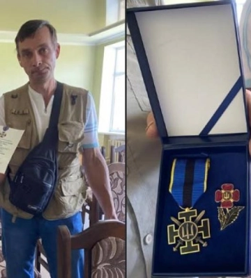 Родина захисника з Рівненщини отримала відзнаку Головнокомандувача ЗСУ &quot;Комбатантський хрест&quot;