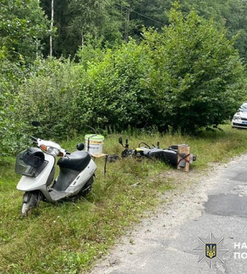 На Хмельниччині зіткнулися двоколісники: обидва водії потрапили ло лікарні