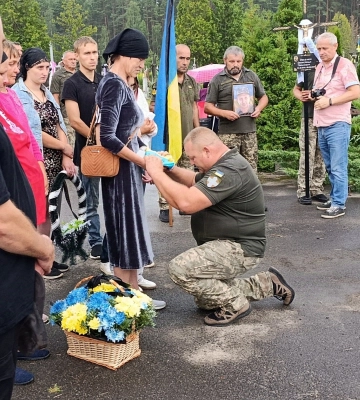 На Волині поховали військового Олександра Оксенюка, який боронив Україну на сході