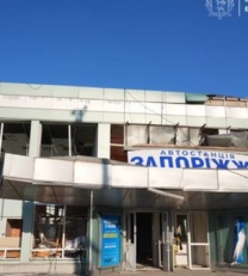 Кількість поранених внаслідок атаки на автовокзал у Запоріжжі зросла до 19 осіб