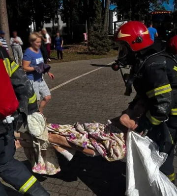 В Брюховичах под Львовом произошло возгорание в пансионате для пожилых