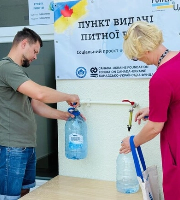 Пункт с бесплатной водой открыли в Песочине