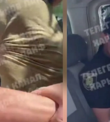 Харьковчане сняли на ВИДЕО, как ТЦК пытается забрать мужчину силой