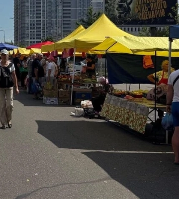 Продовольчі ярмарки у Києві 12-17 серпня: де можна придбати фермерські продукти