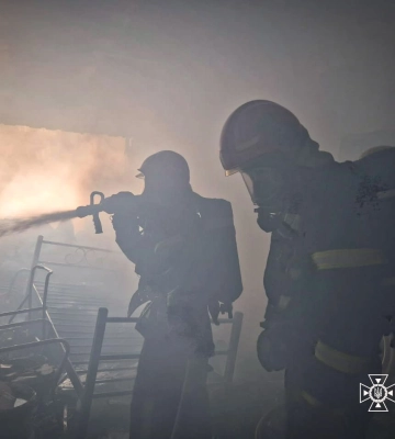 Под Львовом произошел пожар в пансионате для пожилых людей