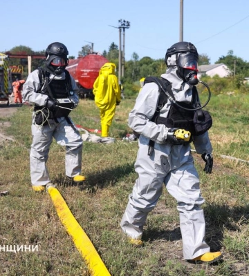 Рятувальники Рівненщини взяли участь у навчаннях для органів управління і сил цивільного захисту, щодо дій у разі виникнення надзвичайних ситуацій