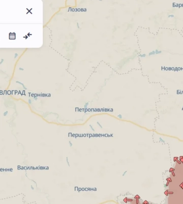 DeepState: войска РФ активно продвигаются возле Доброполья на Донетчине
