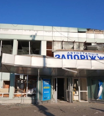 У Запоріжжі з’явиться мобільний автовокзал на місці зруйнованого