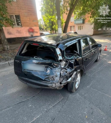 У Кропивницькому не розминулися Mercedes та  Ford