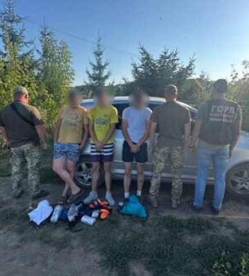 Хотели переплыть Днестр, чтобы попасть в Молдову: на Виннитчине задержаны трое мужчин, - ГПСУ. ФОТО