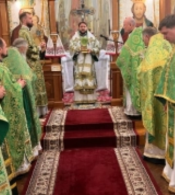 Митрополит Іларіон очолив богослужіння у Студентсько-викладацькому храмі преподобного Федора Острозького з нагоди храмового свята