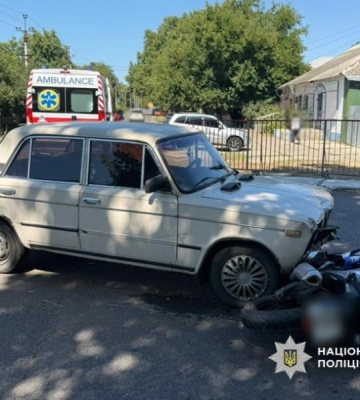 На Одещині автомобіль збив мотоцикліста