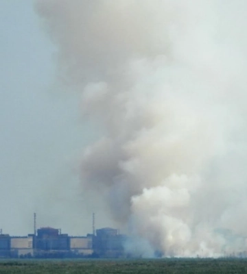 Пожежа поблизу ЗАЕС: підвищення рівня радіації на станції не зафіксовано — МАГАТЕ