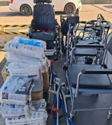 З Німеччини на Харківщину: Мукачівські волонтери передали допомогу для поранених військових та багатодітних родин