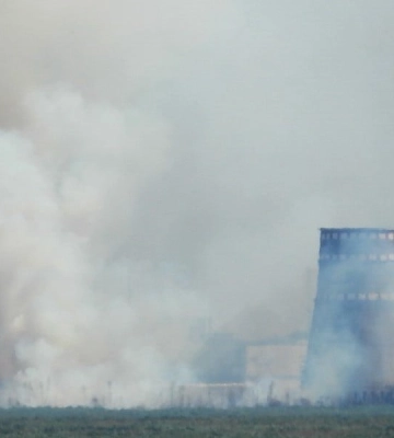 Пожежа біля ЗАЕС не вплинула на радіаційний фон — Держатом
