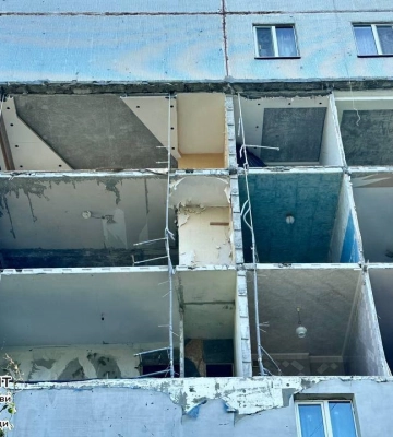 У міськраді показали, на якому етапі відновлення будинку на Північній Салтівці